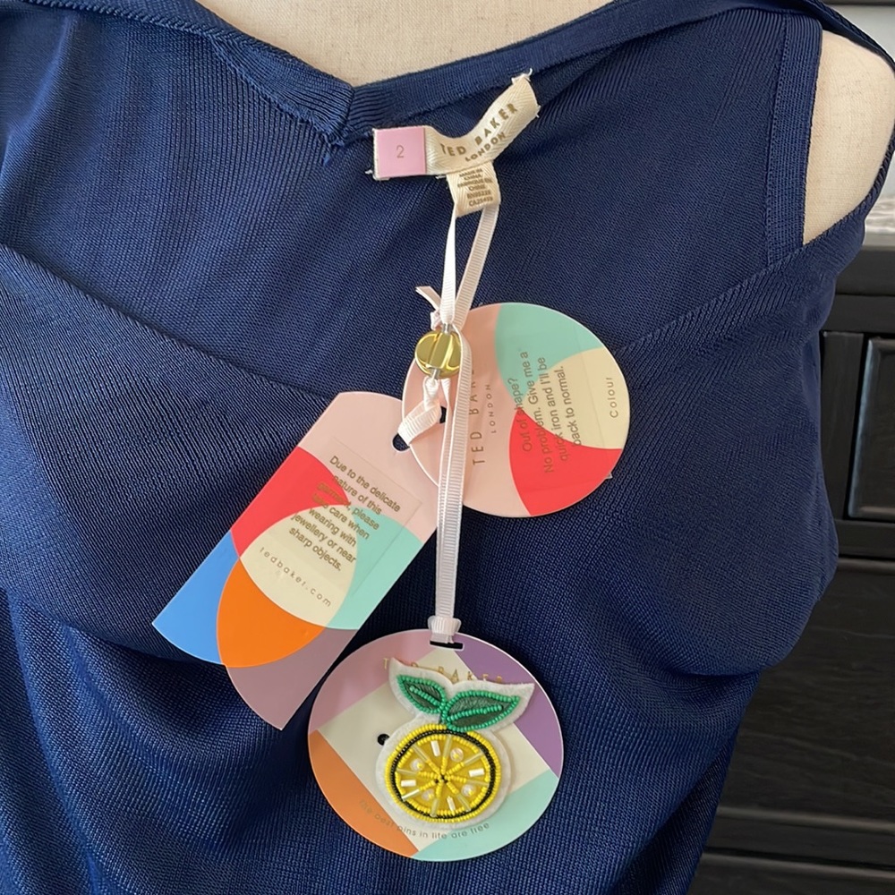 Ted Baker semi sheer tank top - Picture 7 of 11